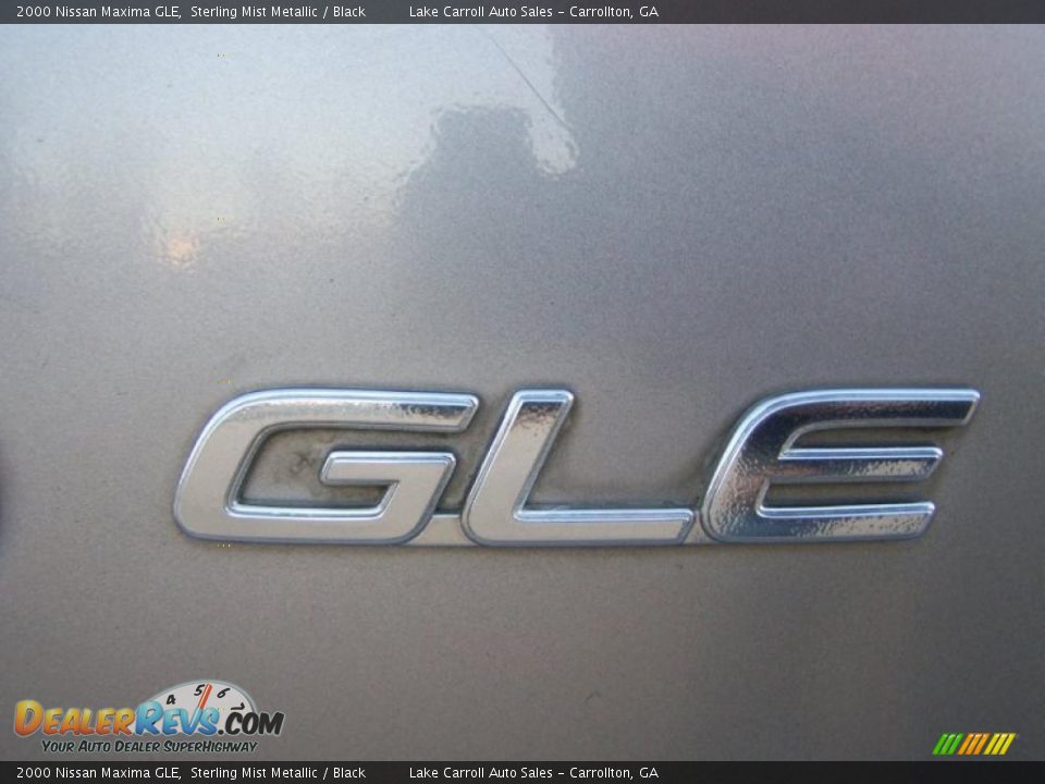 2000 Nissan Maxima GLE Sterling Mist Metallic / Black Photo #21
