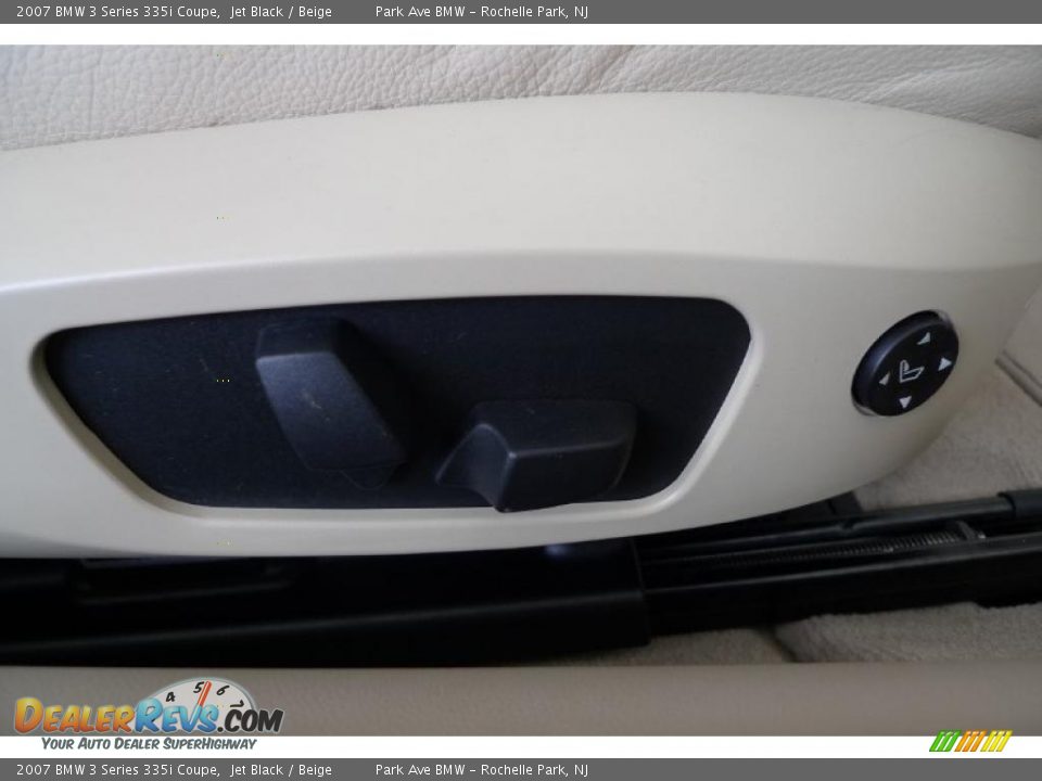2007 BMW 3 Series 335i Coupe Jet Black / Beige Photo #36