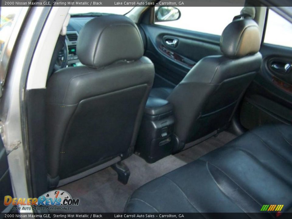 2000 Nissan Maxima GLE Sterling Mist Metallic / Black Photo #29