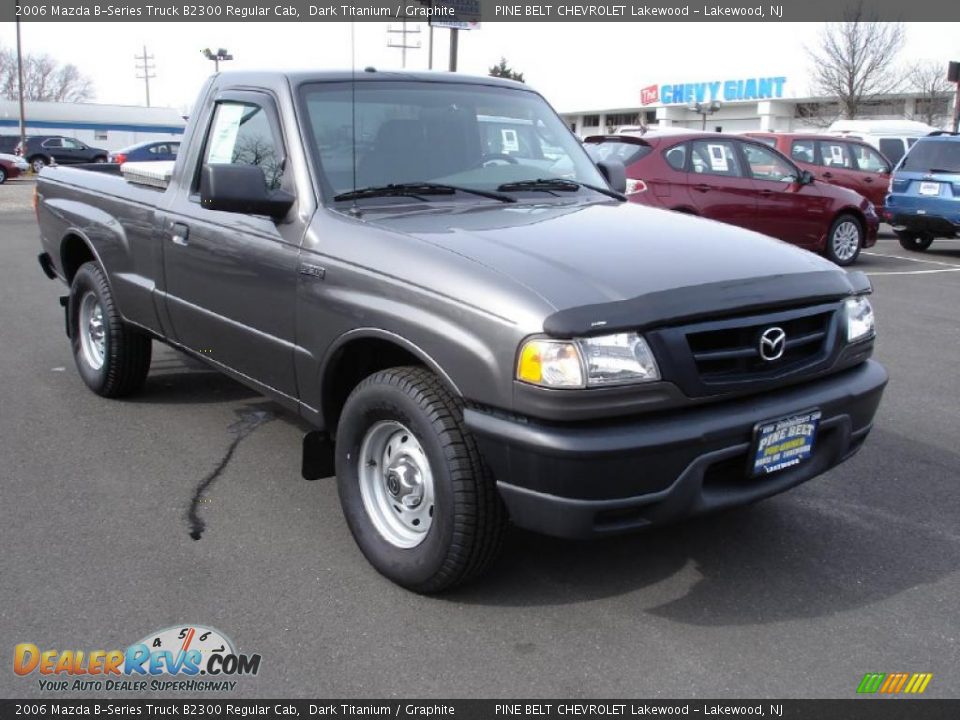 2006 Mazda B-Series Truck B2300 Regular Cab Dark Titanium / Graphite Photo #3