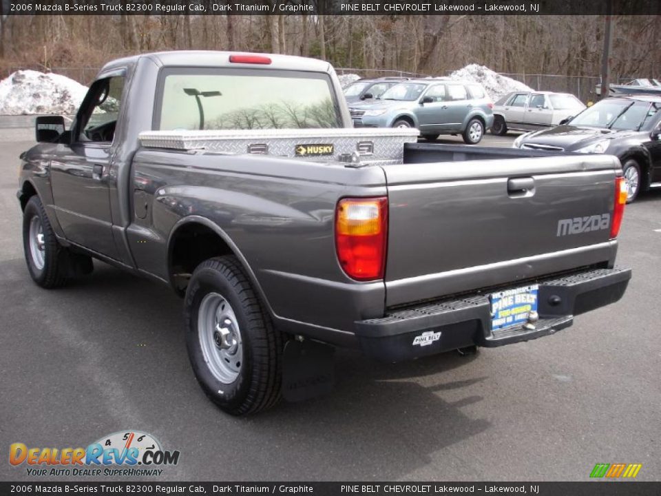 2006 Mazda B-Series Truck B2300 Regular Cab Dark Titanium / Graphite Photo #6