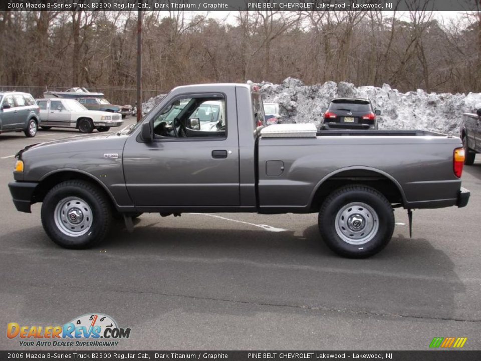 2006 Mazda B-Series Truck B2300 Regular Cab Dark Titanium / Graphite Photo #9