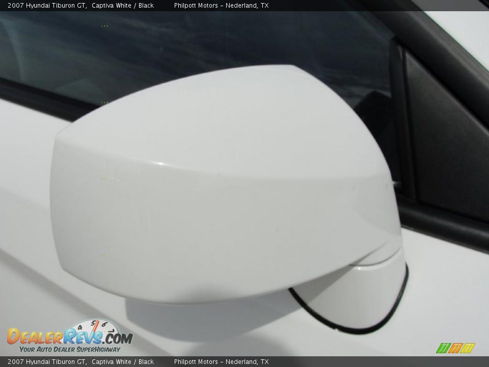 2007 Hyundai Tiburon GT Captiva White / Black Photo #20