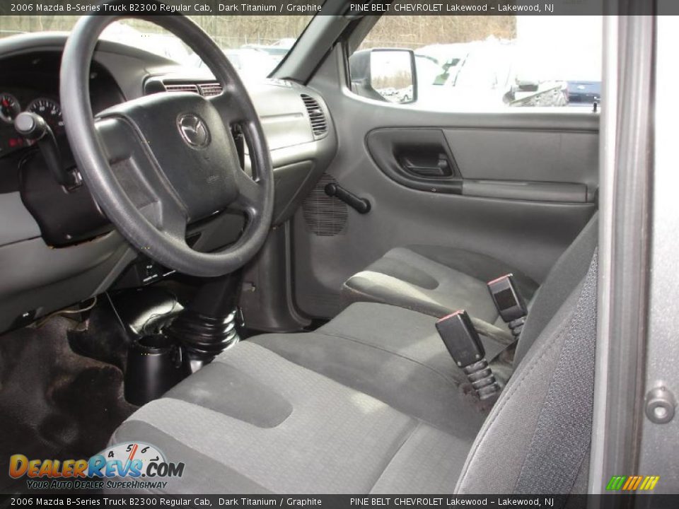2006 Mazda B-Series Truck B2300 Regular Cab Dark Titanium / Graphite Photo #11
