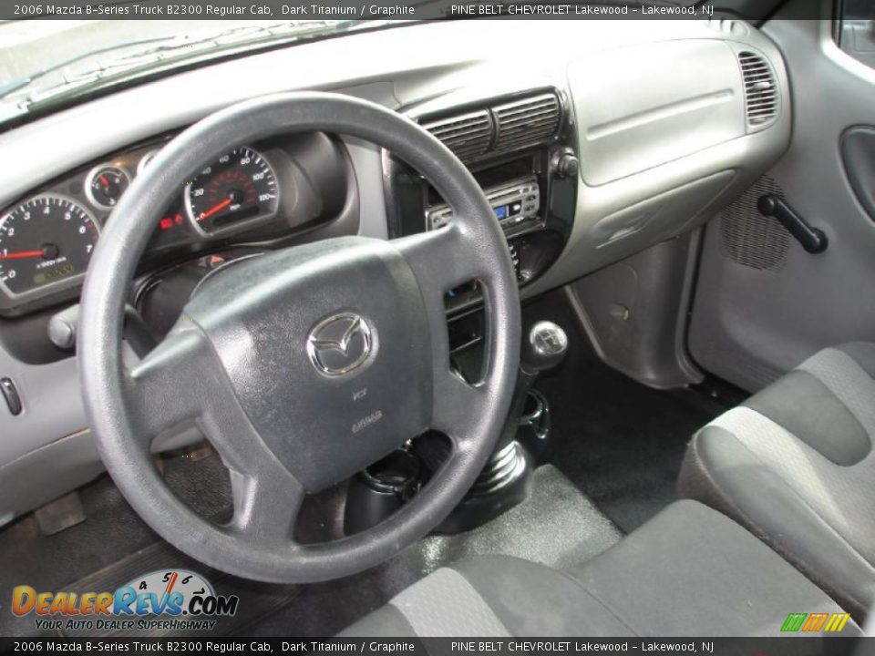 2006 Mazda B-Series Truck B2300 Regular Cab Dark Titanium / Graphite Photo #12