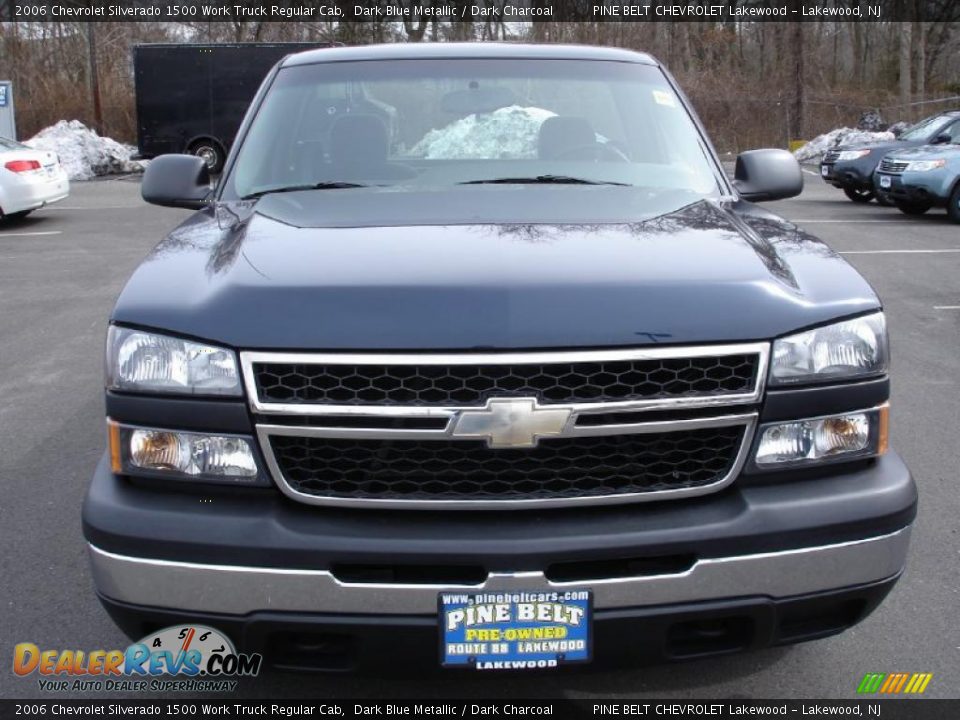 2006 Chevrolet Silverado 1500 Work Truck Regular Cab Dark Blue Metallic / Dark Charcoal Photo #2