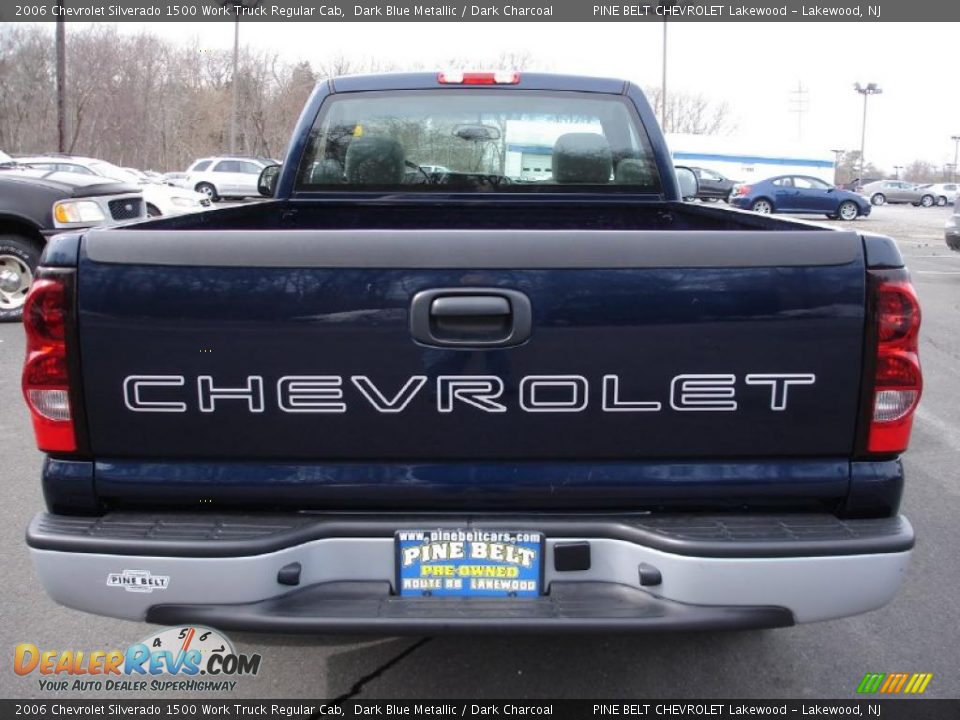 2006 Chevrolet Silverado 1500 Work Truck Regular Cab Dark Blue Metallic / Dark Charcoal Photo #5