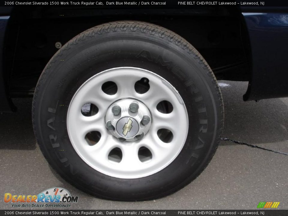 2006 Chevrolet Silverado 1500 Work Truck Regular Cab Dark Blue Metallic / Dark Charcoal Photo #8