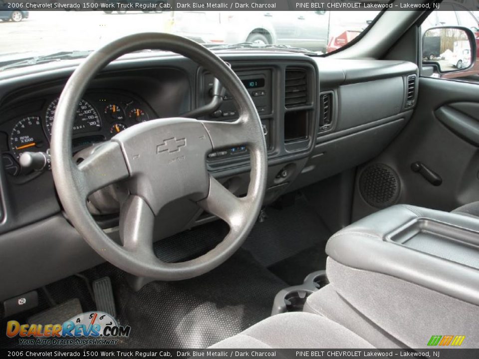 2006 Chevrolet Silverado 1500 Work Truck Regular Cab Dark Blue Metallic / Dark Charcoal Photo #12
