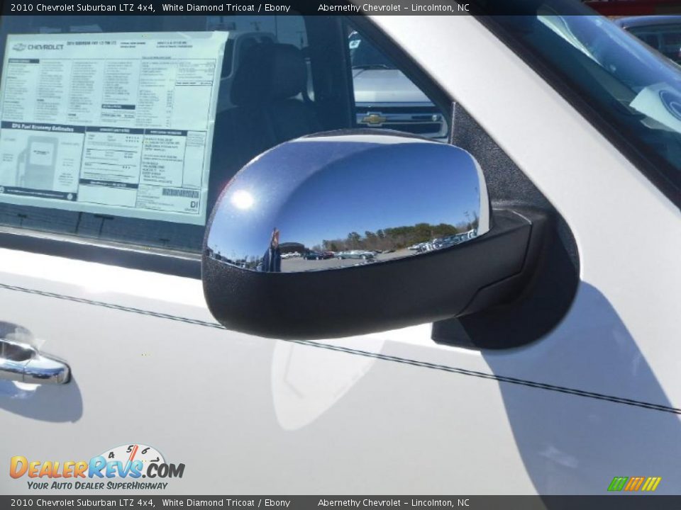 2010 Chevrolet Suburban LTZ 4x4 White Diamond Tricoat / Ebony Photo #25