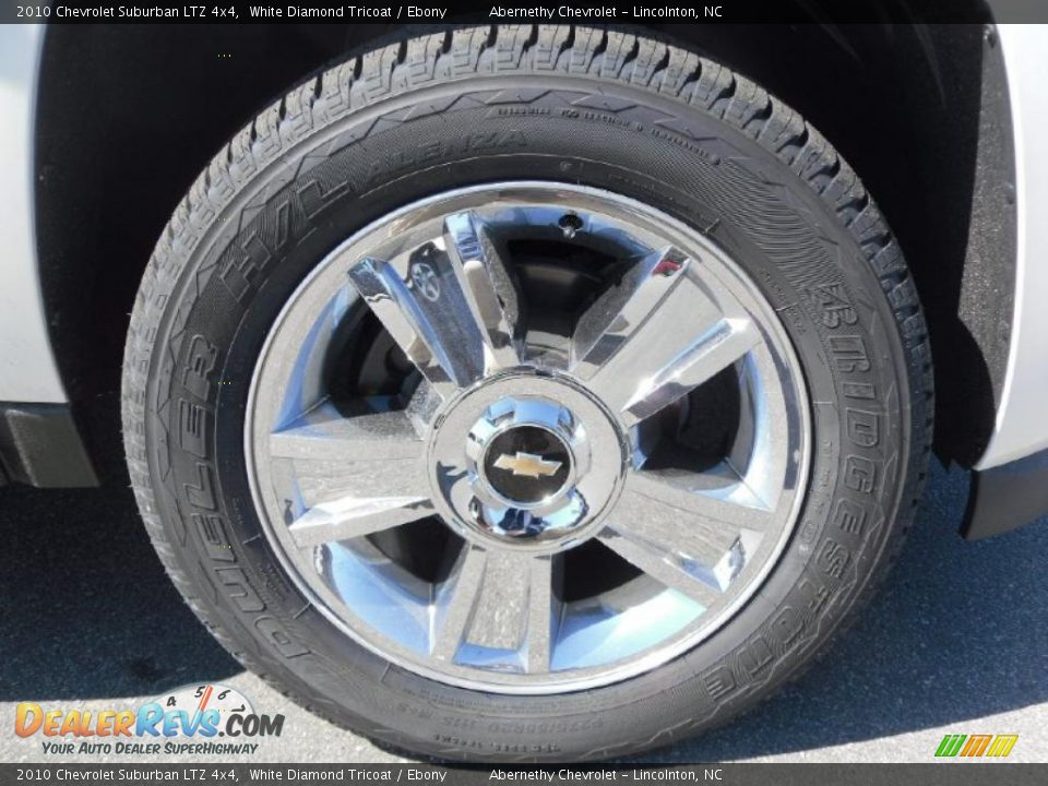 2010 Chevrolet Suburban LTZ 4x4 White Diamond Tricoat / Ebony Photo #26
