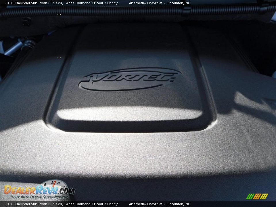 2010 Chevrolet Suburban LTZ 4x4 White Diamond Tricoat / Ebony Photo #28
