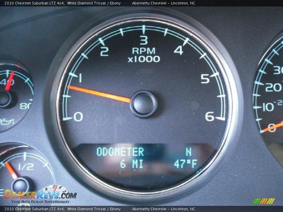 2010 Chevrolet Suburban LTZ 4x4 White Diamond Tricoat / Ebony Photo #29