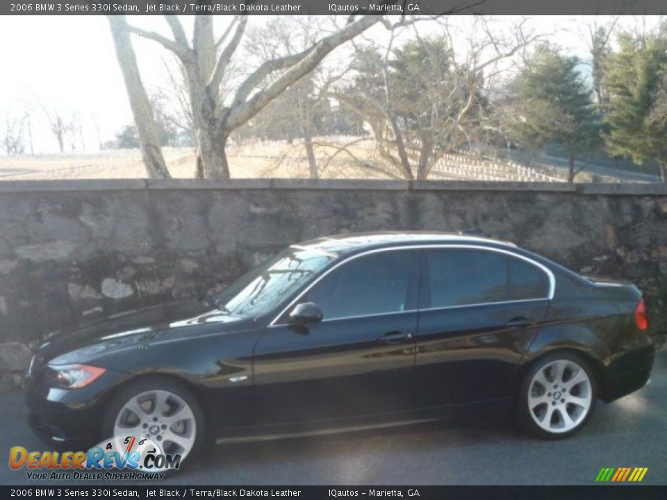 2006 BMW 3 Series 330i Sedan Jet Black / Terra/Black Dakota Leather Photo #5