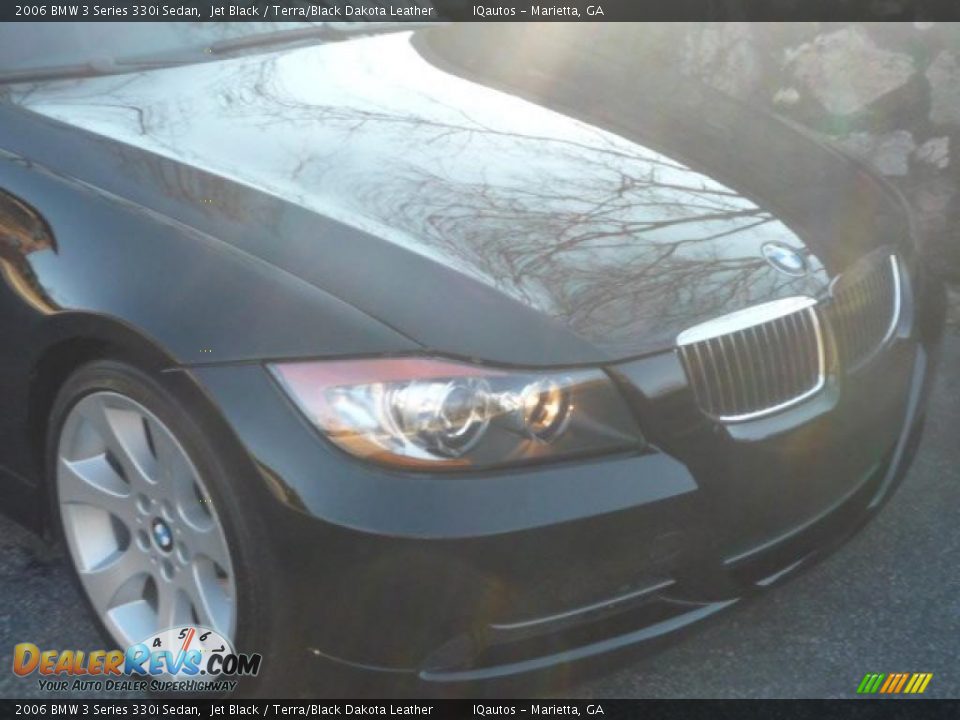 2006 BMW 3 Series 330i Sedan Jet Black / Terra/Black Dakota Leather Photo #14