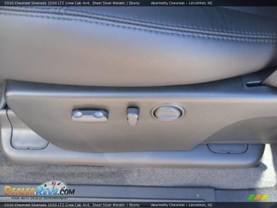 2010 Chevrolet Silverado 1500 LTZ Crew Cab 4x4 Sheer Silver Metallic / Ebony Photo #9