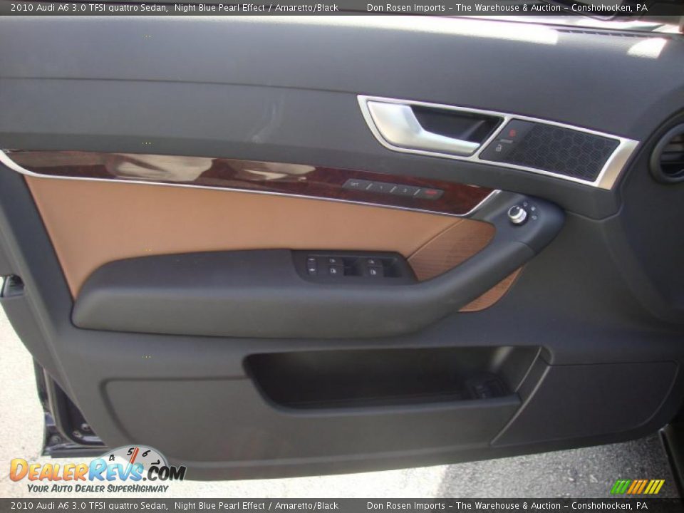 2010 Audi A6 3.0 TFSI quattro Sedan Night Blue Pearl Effect / Amaretto/Black Photo #12