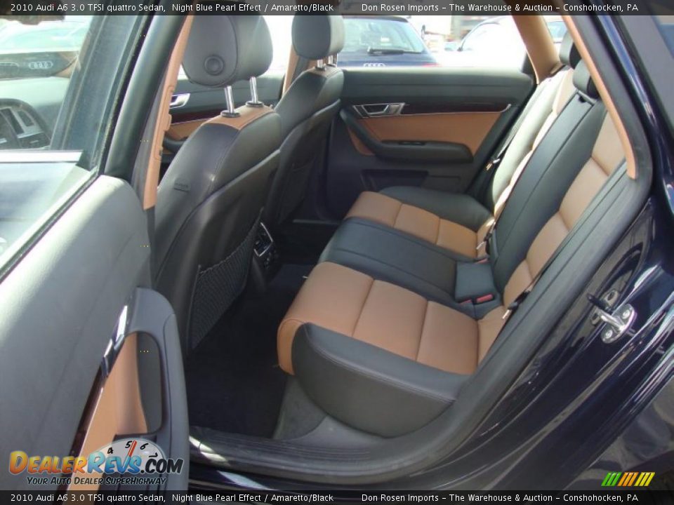 2010 Audi A6 3.0 TFSI quattro Sedan Night Blue Pearl Effect / Amaretto/Black Photo #19