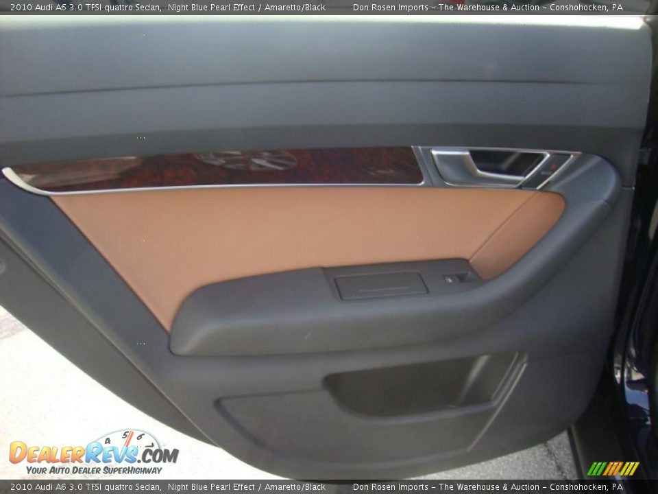 2010 Audi A6 3.0 TFSI quattro Sedan Night Blue Pearl Effect / Amaretto/Black Photo #20
