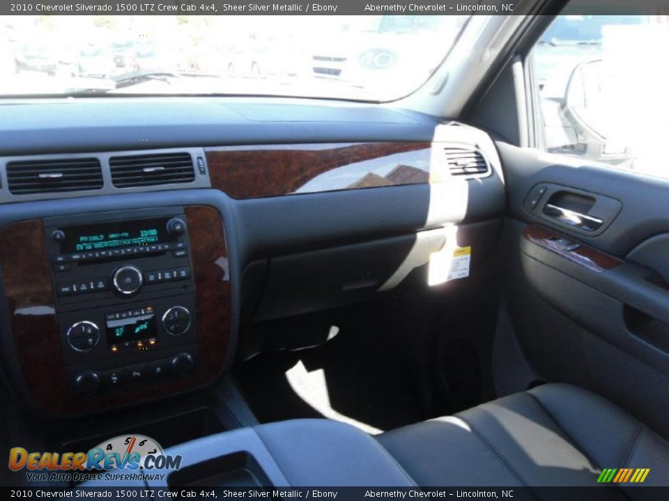 2010 Chevrolet Silverado 1500 LTZ Crew Cab 4x4 Sheer Silver Metallic / Ebony Photo #16
