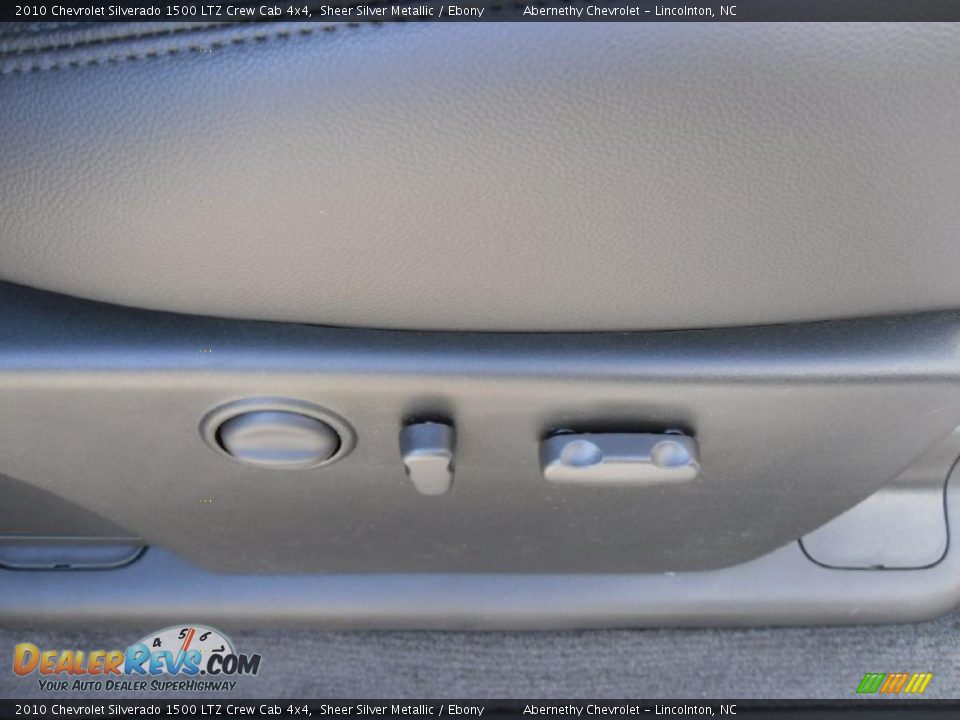 2010 Chevrolet Silverado 1500 LTZ Crew Cab 4x4 Sheer Silver Metallic / Ebony Photo #20