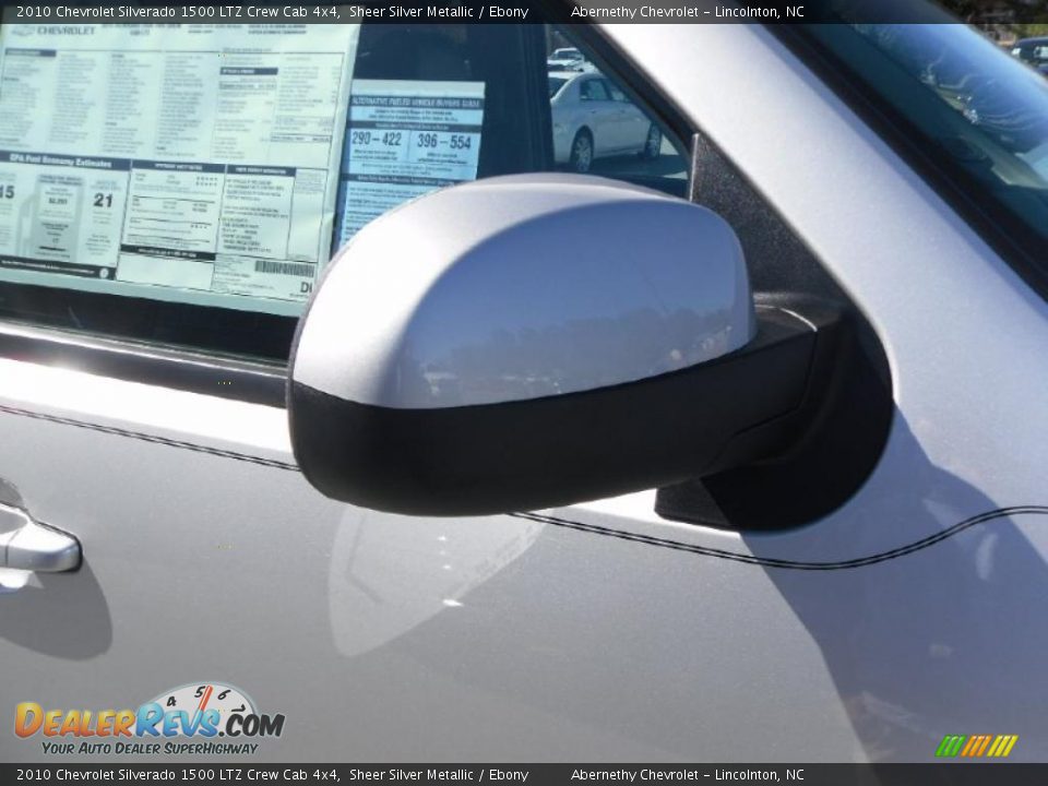 2010 Chevrolet Silverado 1500 LTZ Crew Cab 4x4 Sheer Silver Metallic / Ebony Photo #23
