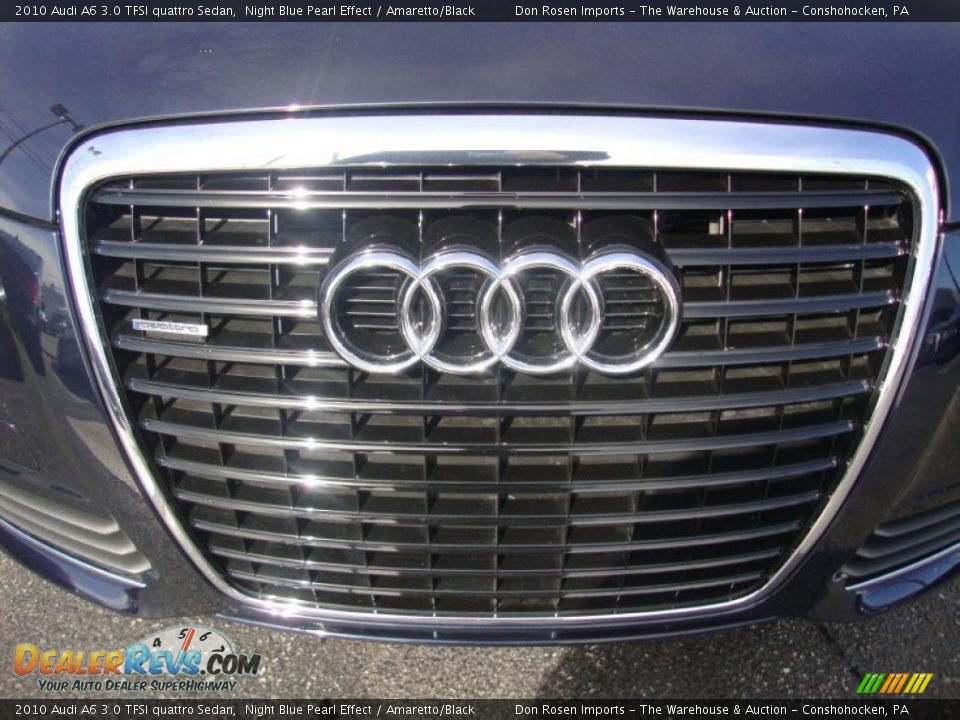 2010 Audi A6 3.0 TFSI quattro Sedan Night Blue Pearl Effect / Amaretto/Black Photo #32