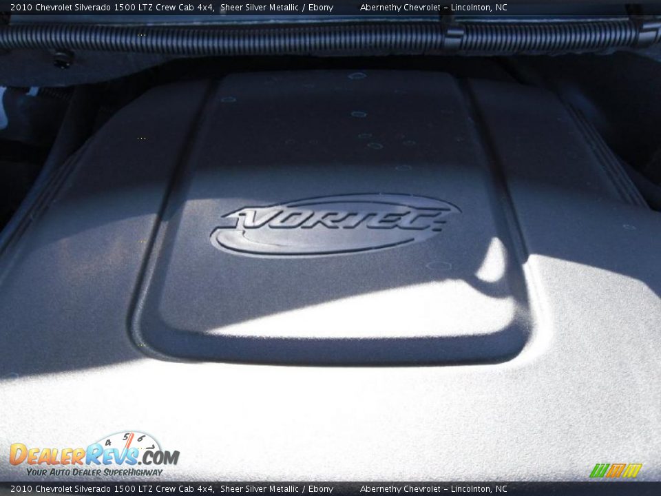 2010 Chevrolet Silverado 1500 LTZ Crew Cab 4x4 Sheer Silver Metallic / Ebony Photo #26