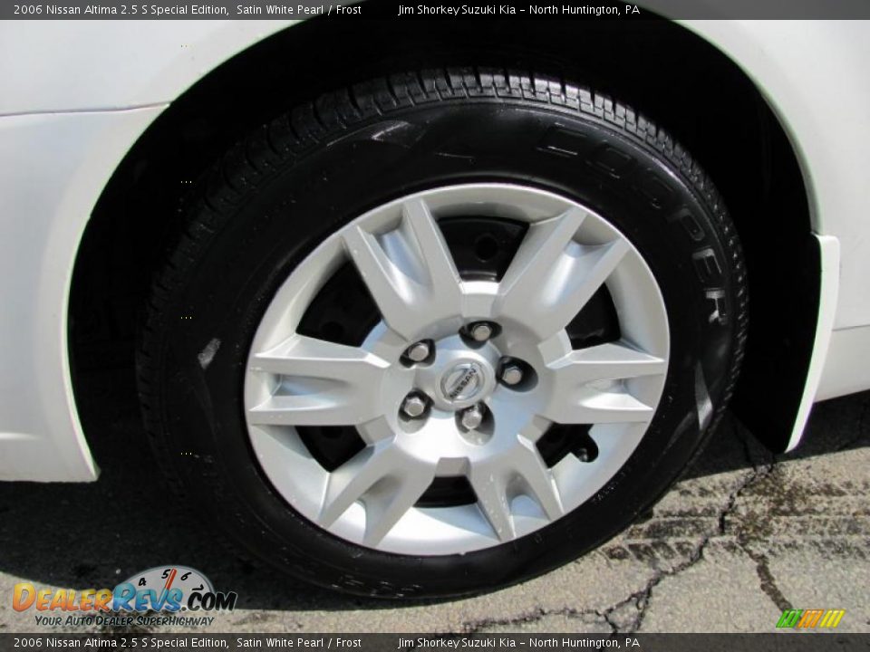 2006 Nissan Altima 2.5 S Special Edition Satin White Pearl / Frost Photo #7