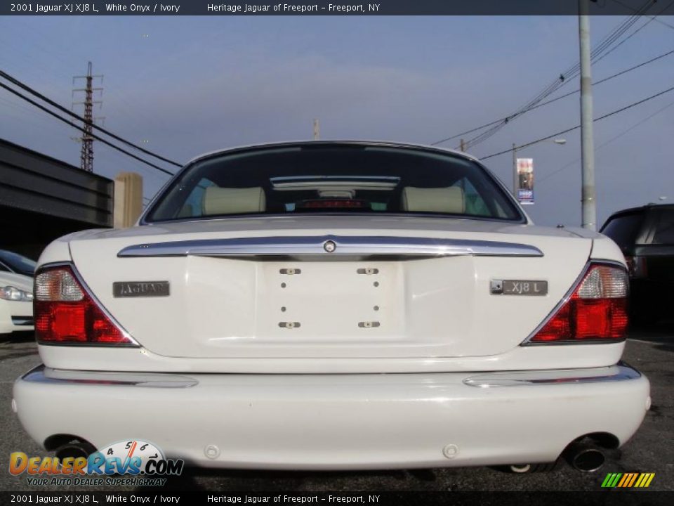 2001 Jaguar XJ XJ8 L White Onyx / Ivory Photo #5