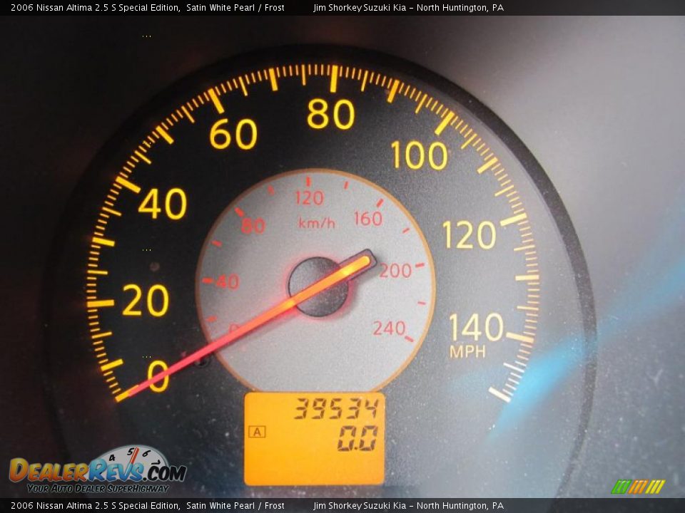 2006 Nissan Altima 2.5 S Special Edition Satin White Pearl / Frost Photo #15