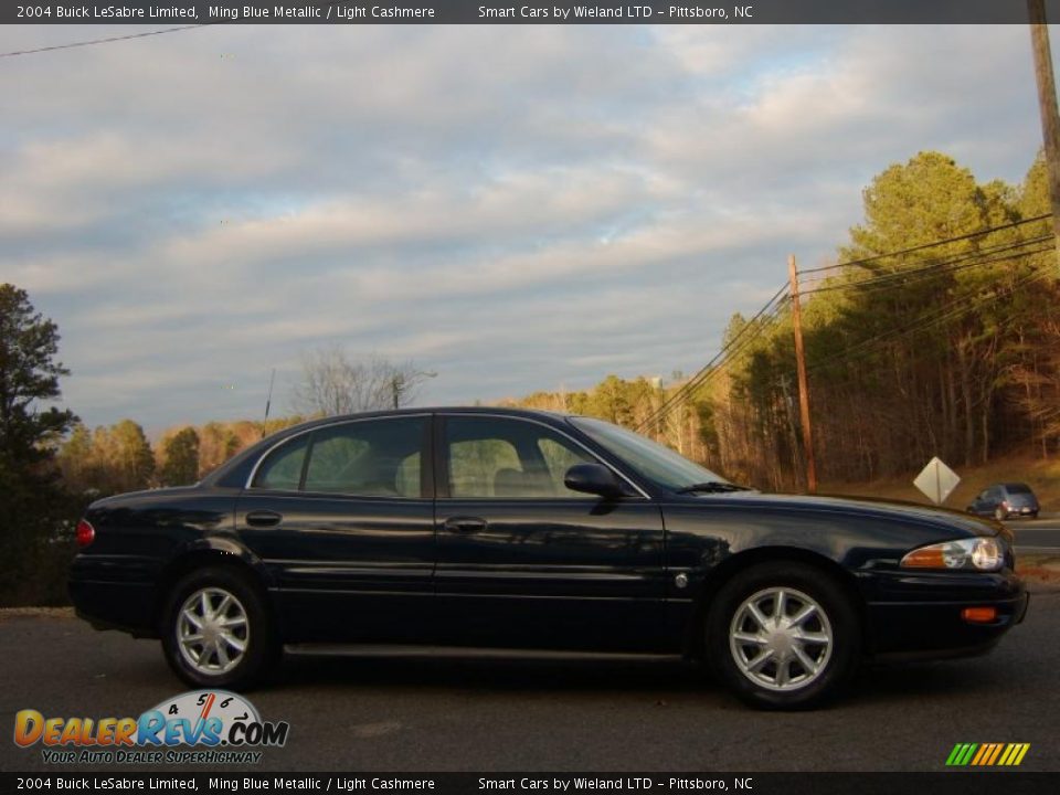 2004 Buick LeSabre Limited Ming Blue Metallic / Light Cashmere Photo #2