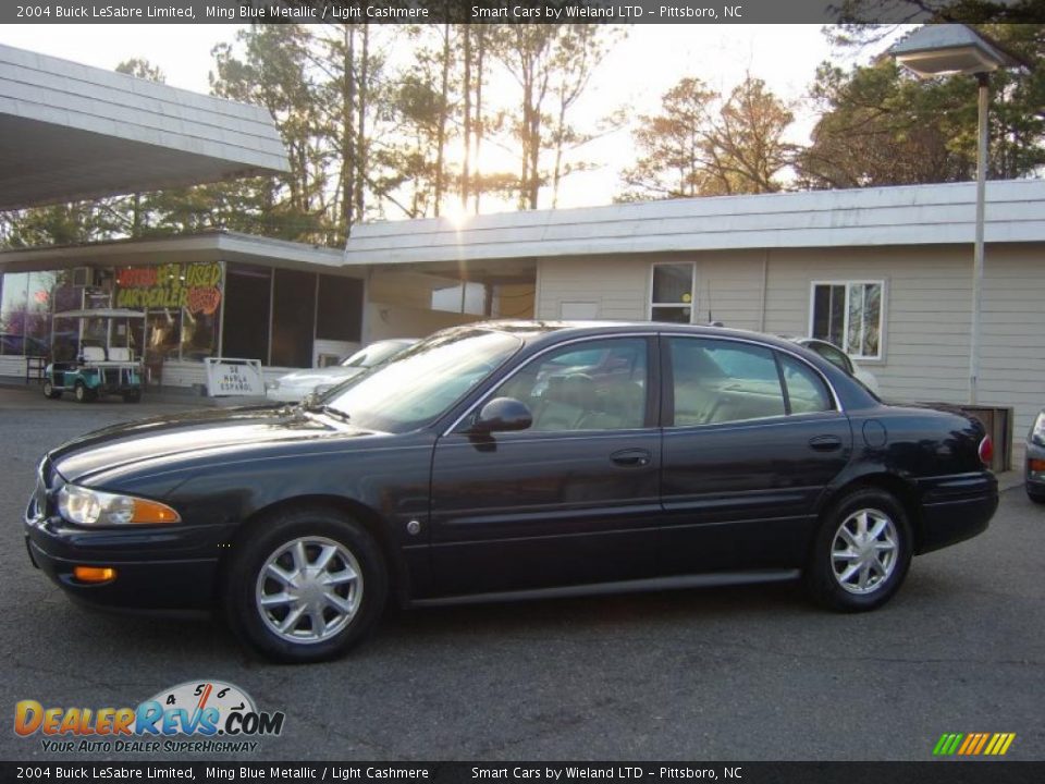 2004 Buick LeSabre Limited Ming Blue Metallic / Light Cashmere Photo #7