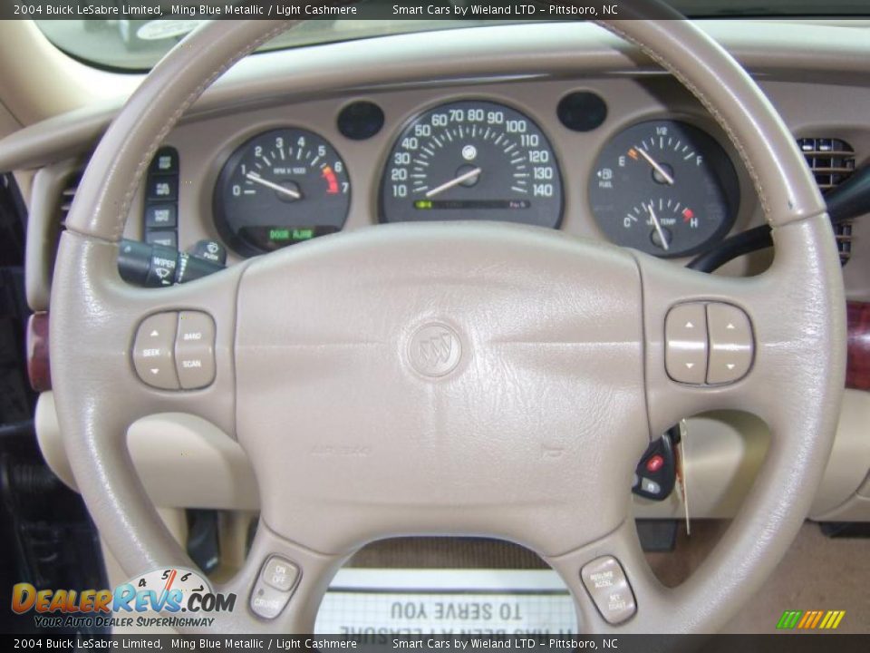 2004 Buick LeSabre Limited Ming Blue Metallic / Light Cashmere Photo #17