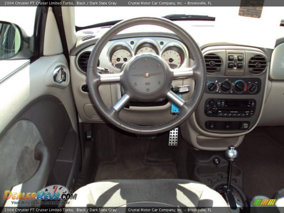 2004 Chrysler PT Cruiser Limited Turbo Black / Dark Slate Gray Photo #6