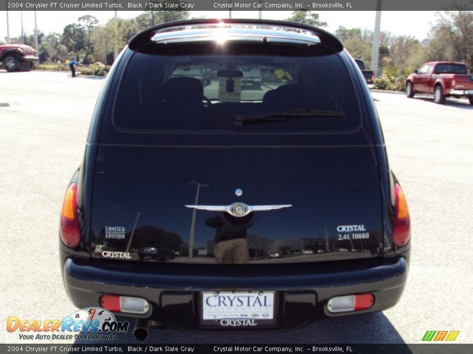2004 Chrysler PT Cruiser Limited Turbo Black / Dark Slate Gray Photo #8