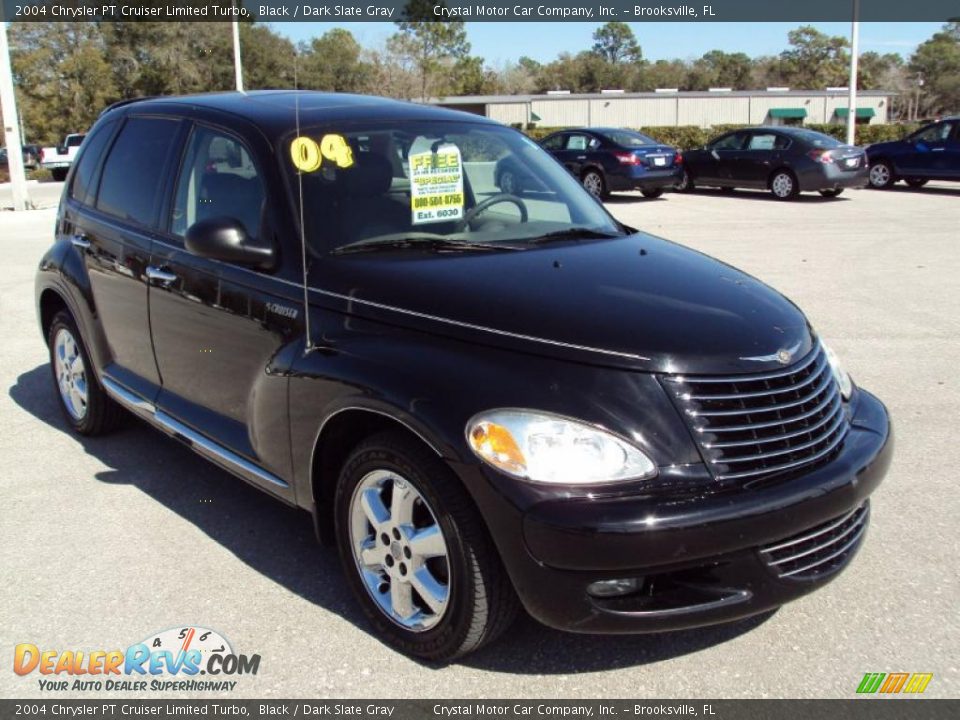 2004 Chrysler PT Cruiser Limited Turbo Black / Dark Slate Gray Photo #11