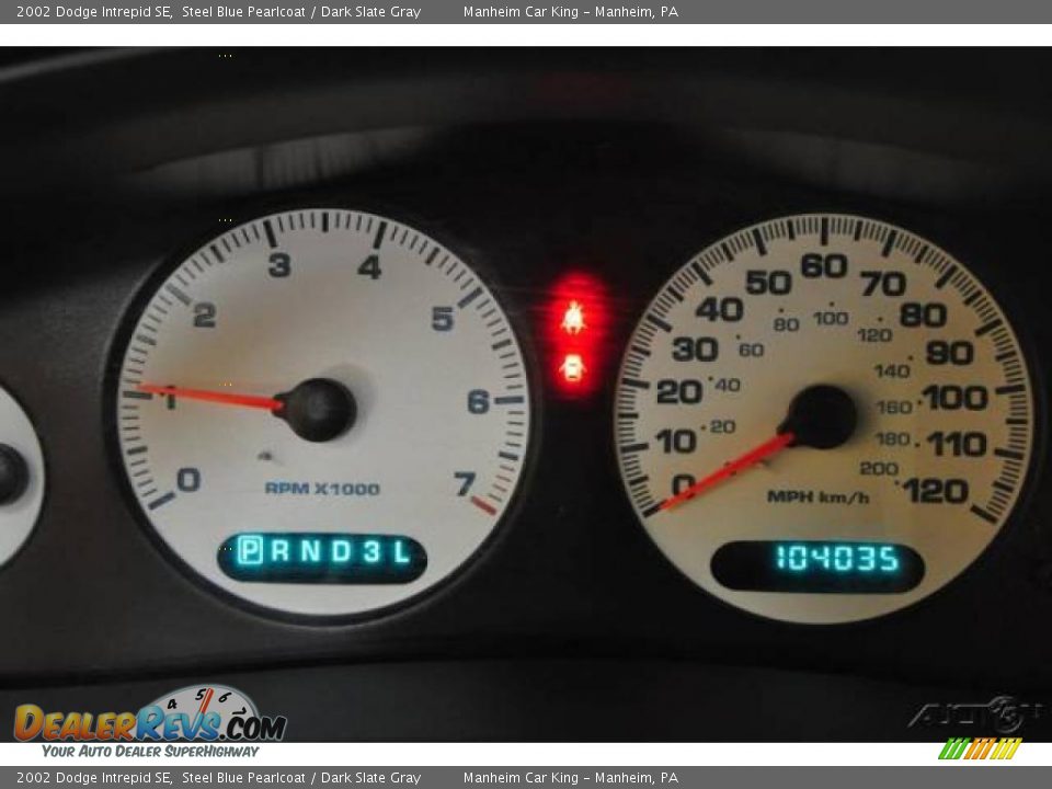 2002 Dodge Intrepid SE Steel Blue Pearlcoat / Dark Slate Gray Photo #9