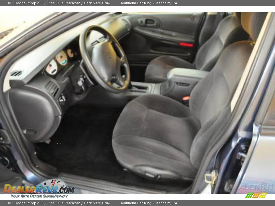 2002 Dodge Intrepid SE Steel Blue Pearlcoat / Dark Slate Gray Photo #12