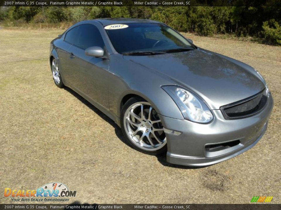 2007 Infiniti G 35 Coupe Platinum Graphite Metallic / Graphite Black Photo #1