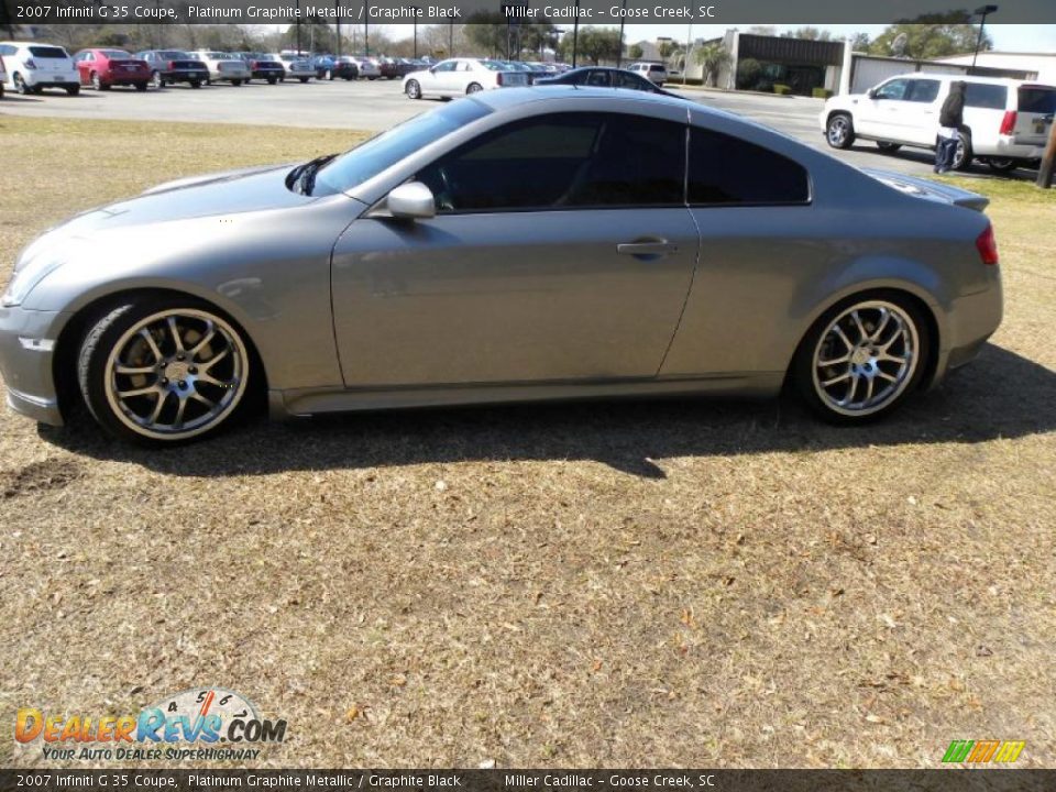 2007 Infiniti G 35 Coupe Platinum Graphite Metallic / Graphite Black Photo #2