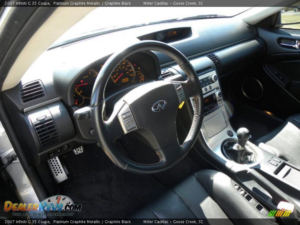 2007 Infiniti G 35 Coupe Platinum Graphite Metallic / Graphite Black Photo #3