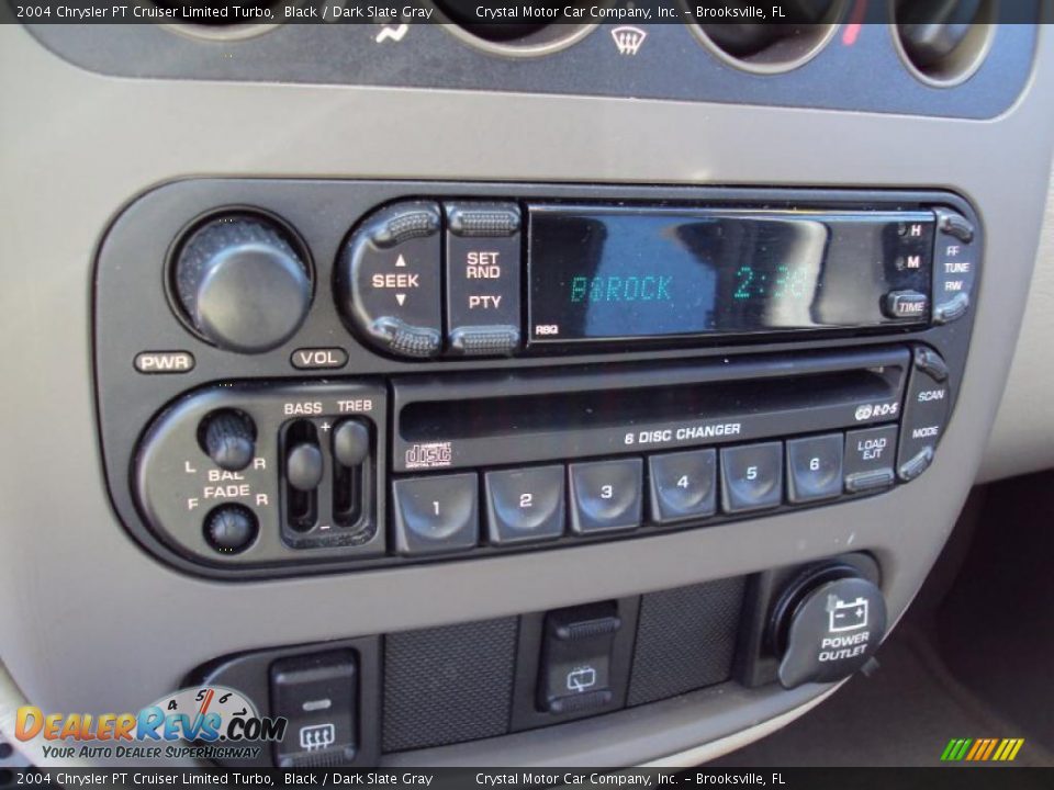 2004 Chrysler PT Cruiser Limited Turbo Black / Dark Slate Gray Photo #20