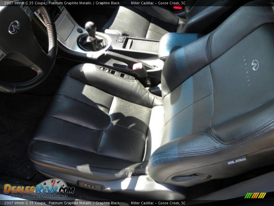 2007 Infiniti G 35 Coupe Platinum Graphite Metallic / Graphite Black Photo #5
