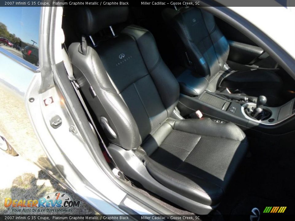2007 Infiniti G 35 Coupe Platinum Graphite Metallic / Graphite Black Photo #7