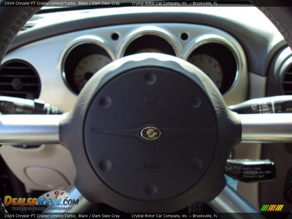 2004 Chrysler PT Cruiser Limited Turbo Black / Dark Slate Gray Photo #23
