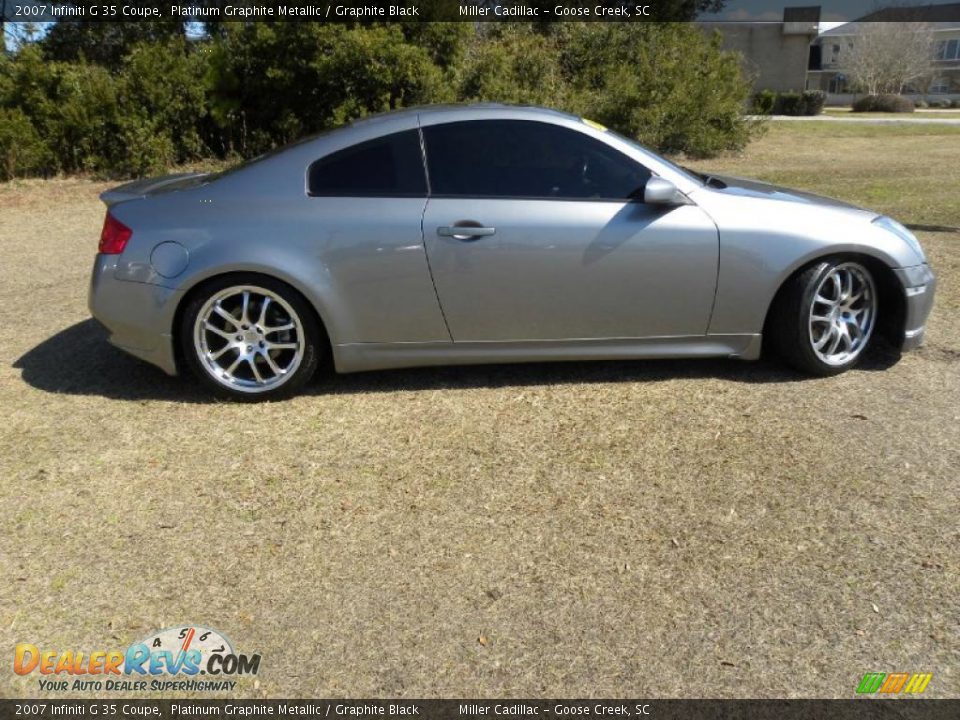 2007 Infiniti G 35 Coupe Platinum Graphite Metallic / Graphite Black Photo #9