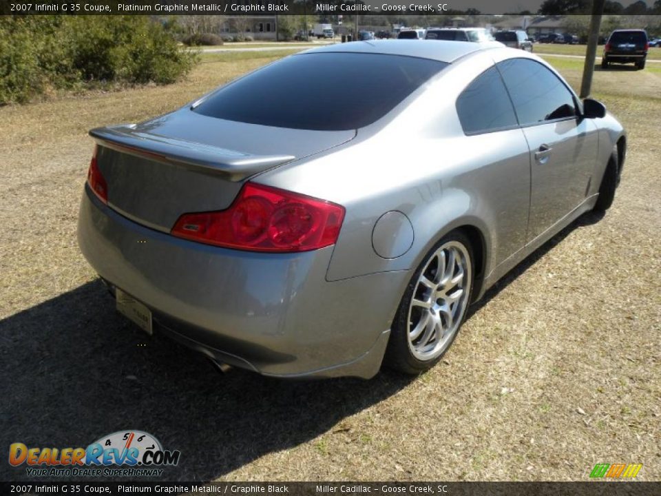 2007 Infiniti G 35 Coupe Platinum Graphite Metallic / Graphite Black Photo #10