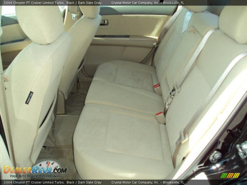 2004 Chrysler PT Cruiser Limited Turbo Black / Dark Slate Gray Photo #28