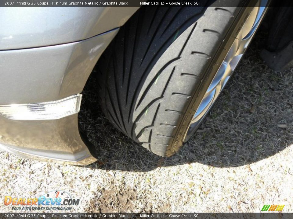 2007 Infiniti G 35 Coupe Platinum Graphite Metallic / Graphite Black Photo #14